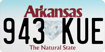 AR license plate 943KUE