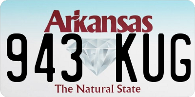 AR license plate 943KUG
