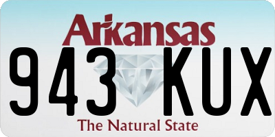 AR license plate 943KUX