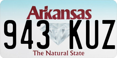 AR license plate 943KUZ