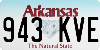 AR license plate 943KVE