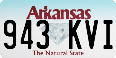 AR license plate 943KVI