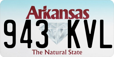 AR license plate 943KVL