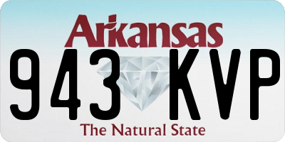 AR license plate 943KVP