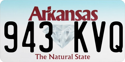 AR license plate 943KVQ