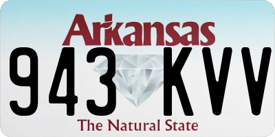 AR license plate 943KVV
