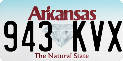 AR license plate 943KVX