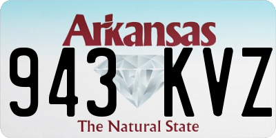 AR license plate 943KVZ