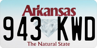 AR license plate 943KWD