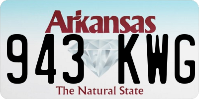 AR license plate 943KWG