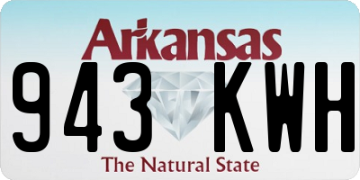AR license plate 943KWH
