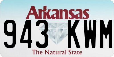 AR license plate 943KWM