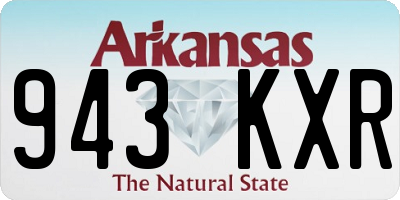 AR license plate 943KXR