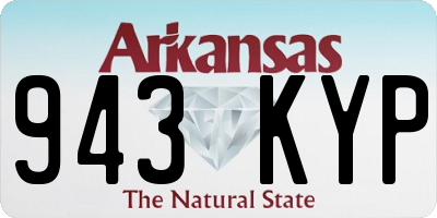 AR license plate 943KYP
