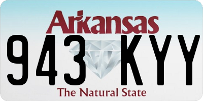 AR license plate 943KYY