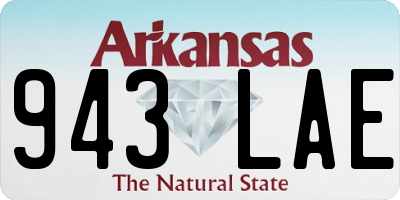 AR license plate 943LAE