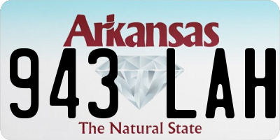 AR license plate 943LAH