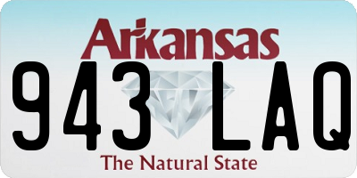 AR license plate 943LAQ