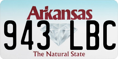 AR license plate 943LBC