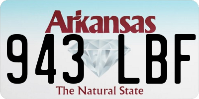 AR license plate 943LBF