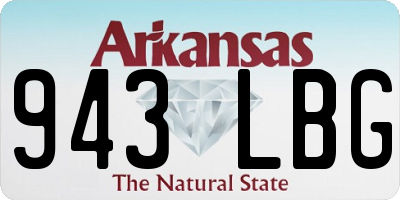 AR license plate 943LBG