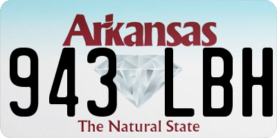 AR license plate 943LBH