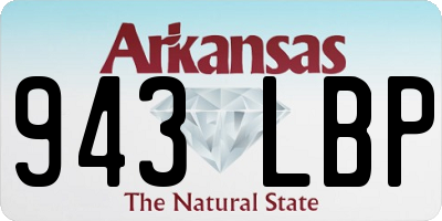 AR license plate 943LBP