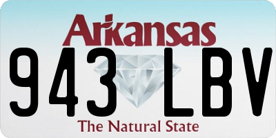 AR license plate 943LBV