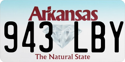 AR license plate 943LBY