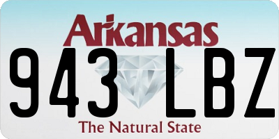 AR license plate 943LBZ