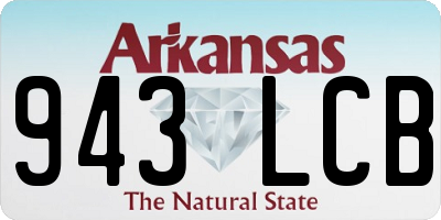 AR license plate 943LCB