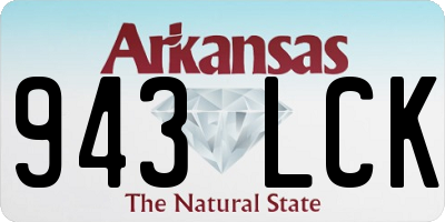 AR license plate 943LCK