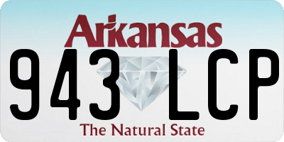 AR license plate 943LCP