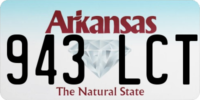 AR license plate 943LCT