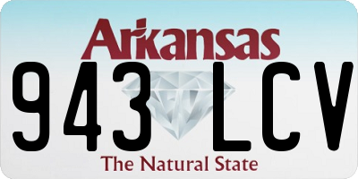 AR license plate 943LCV