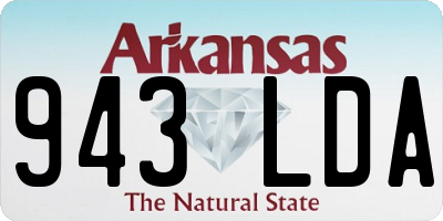 AR license plate 943LDA