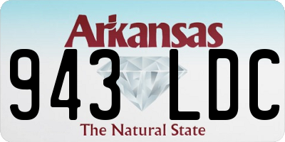 AR license plate 943LDC
