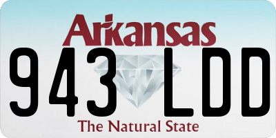 AR license plate 943LDD