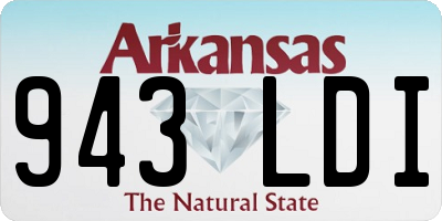 AR license plate 943LDI