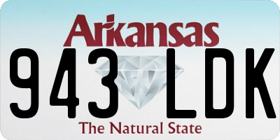 AR license plate 943LDK