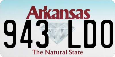 AR license plate 943LDO
