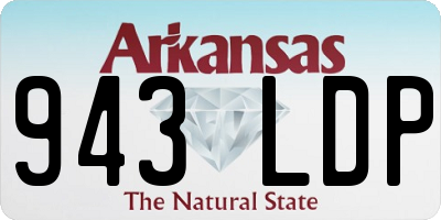 AR license plate 943LDP