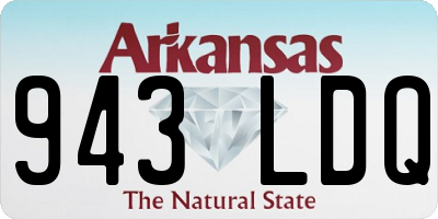 AR license plate 943LDQ