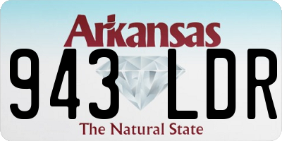 AR license plate 943LDR