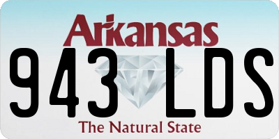 AR license plate 943LDS