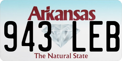 AR license plate 943LEB