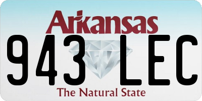 AR license plate 943LEC