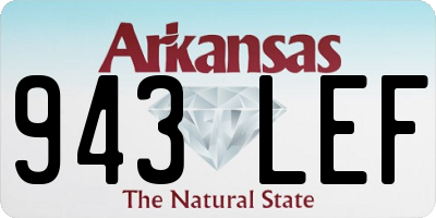 AR license plate 943LEF