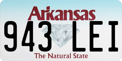 AR license plate 943LEI