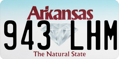 AR license plate 943LHM